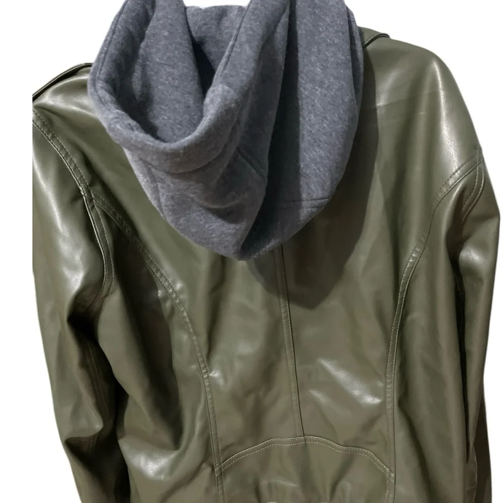 Torrid  Hooded Moto Jacket - Picture 2 of 4